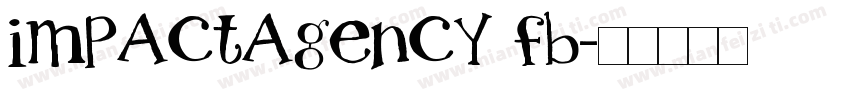impactagency fb字体转换